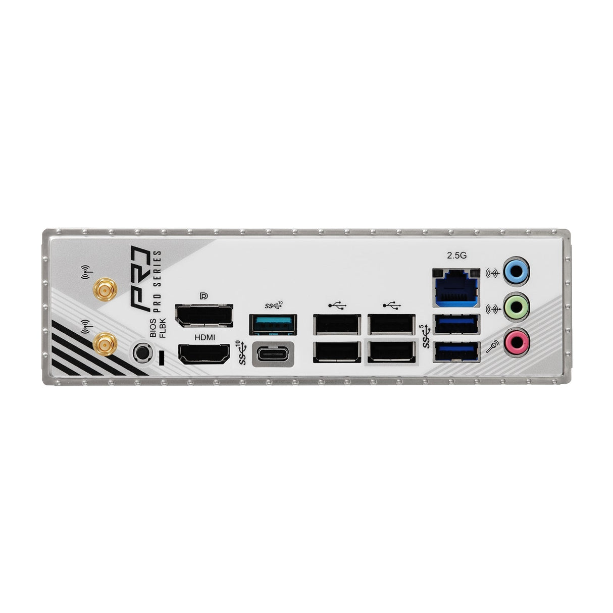 ASRock B850M Pro RS WiFi AMD AM5 Socket Motherboard, Micro-ATX, 4x DDR5 Slots, 3x M.2 Sockets, Fitted I/O Shield, 2.5GbE LAN, Wi-Fi 6E, 1x DisplayPort / 1x HDMI Port