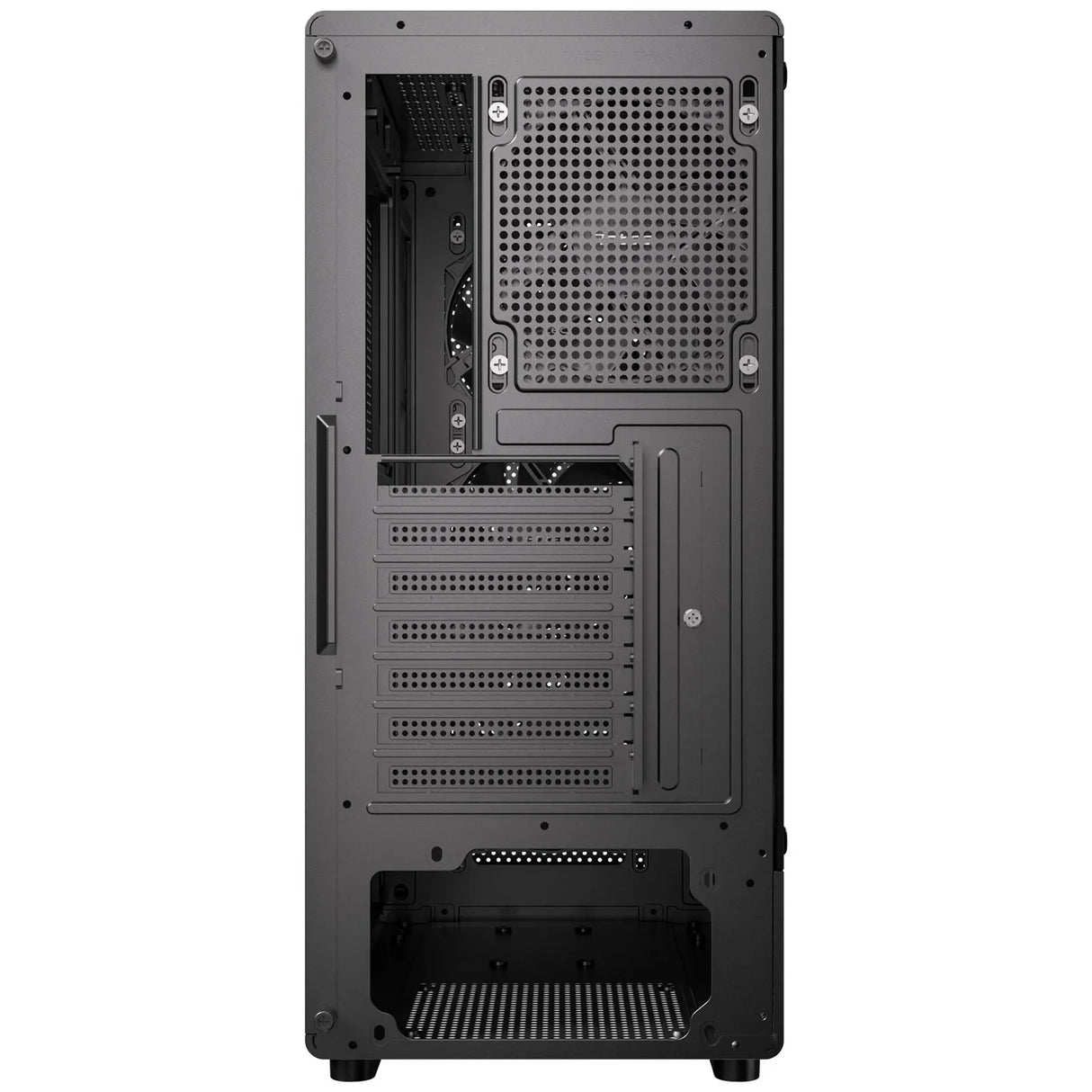 Antec VX310 ARGB Mid-Tower Gaming PC Case - Pre-Installed 4 x 120mm ARGB Fans, Tempered Glass Side Panel, High-Airflow Mesh Front - ATX/Micro-ATX/ITX