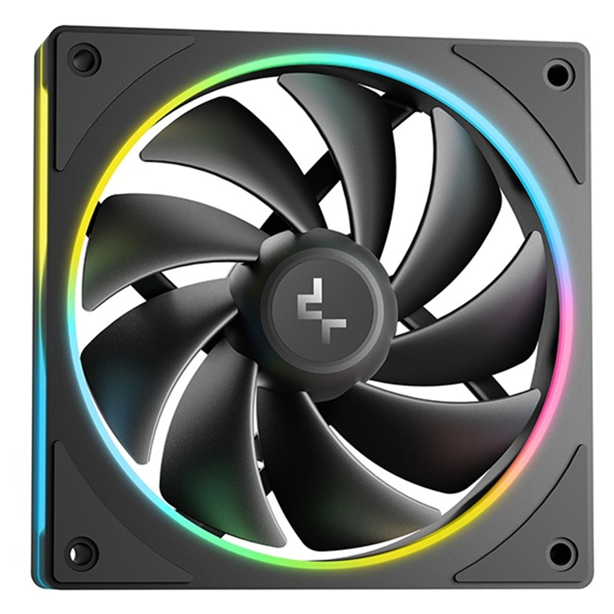 DeepCool LM240 Liquid CPU Cooler with 2.4" IPS Display, 240mm AIO, Dual 120mm ARGB Fans, Anti-Leak Technology, PWM Pump, Intel LGA 1851/1700 & AMD AM5 Compatible, Black