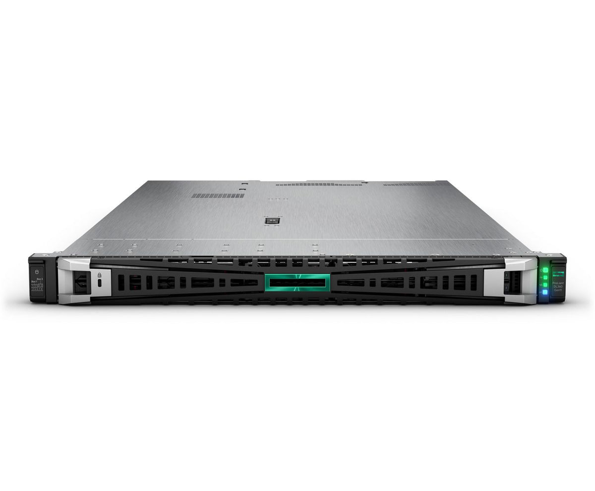 Hewlett Packard Enterprise ProLiant DL360 Gen11 4510 2.4GHz 12c 1P 2x32GB-R 8SFF MR408i-o 2x480GB SSD 2x1000W PS EU Server