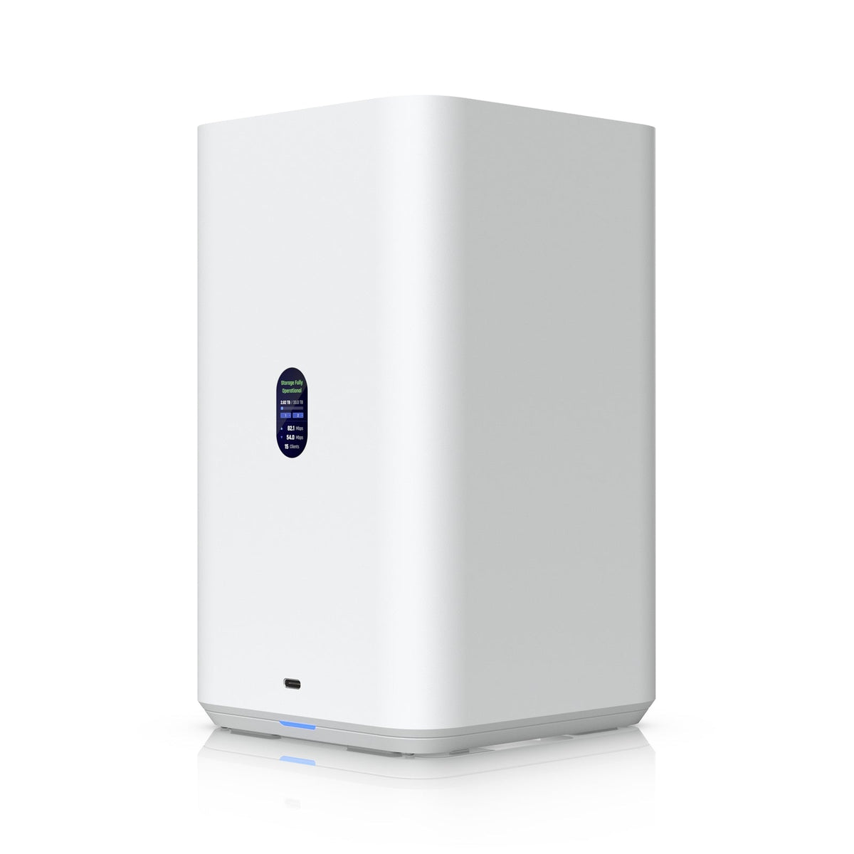 Ubiquiti UNAS-2-W UniFi NAS 2 Bay 2.5GbE RJ45 Network Attached Storage Device (White)