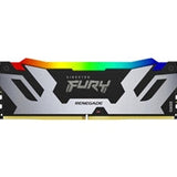 Kingston FURY Renegade KF564C32RSAK2-64 64GB (2x 32GB) DIMM System Memory, 6400MHz, DDR5, CL32, Silver, RGB, Intel XMP