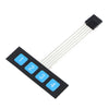 1x4メンブレンキーパッド