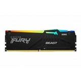 Kingston FURY Beast KF560C36BBEAK2-16 16GB (2x 8GB) DIMM System Memory, 6000MHz, DDR5, CL36, Black, RGB, Intel XMP, AMD EXPO