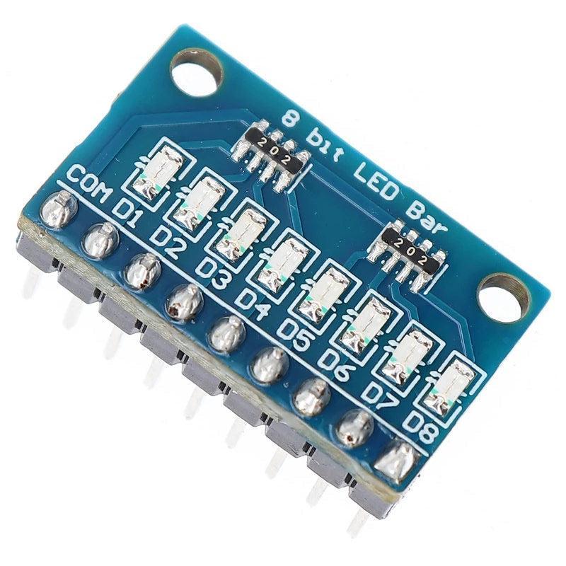 8 Bit Led Bar Library Arduino 8ビット赤色共通カソードLEDバーグラフモジュール – 38-3D