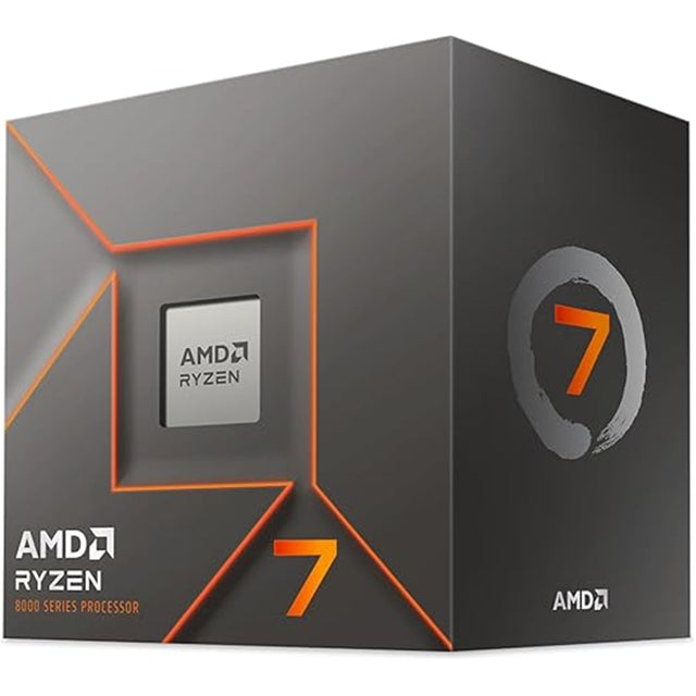AMD Ryzen 7 8700F AM5 Processor,8 Core, 16 Threads, 4.1GHz up to 5GHz Boost, 16MB Cache, 65W