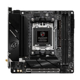 ASRock B650I LIGHTNING WIFI AMD AM5 Socket Motherboard, Mini-ITX, 2x DDR5 Slots, 2x M.2 Socket, Fitted I/O Shield, 2.5GbE LAN, Wi-Fi 6E, 1x HDMI Port