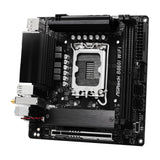 ASRock B860I WiFi Intel 1851 Socket Motherboard, Mini-ITX, 2x DDR5 Slots, 2x M.2 Socket, 2.5GbE + 1GbE LAN, Wi-Fi 6E, 1x DisplayPort / 1x HDMI Port