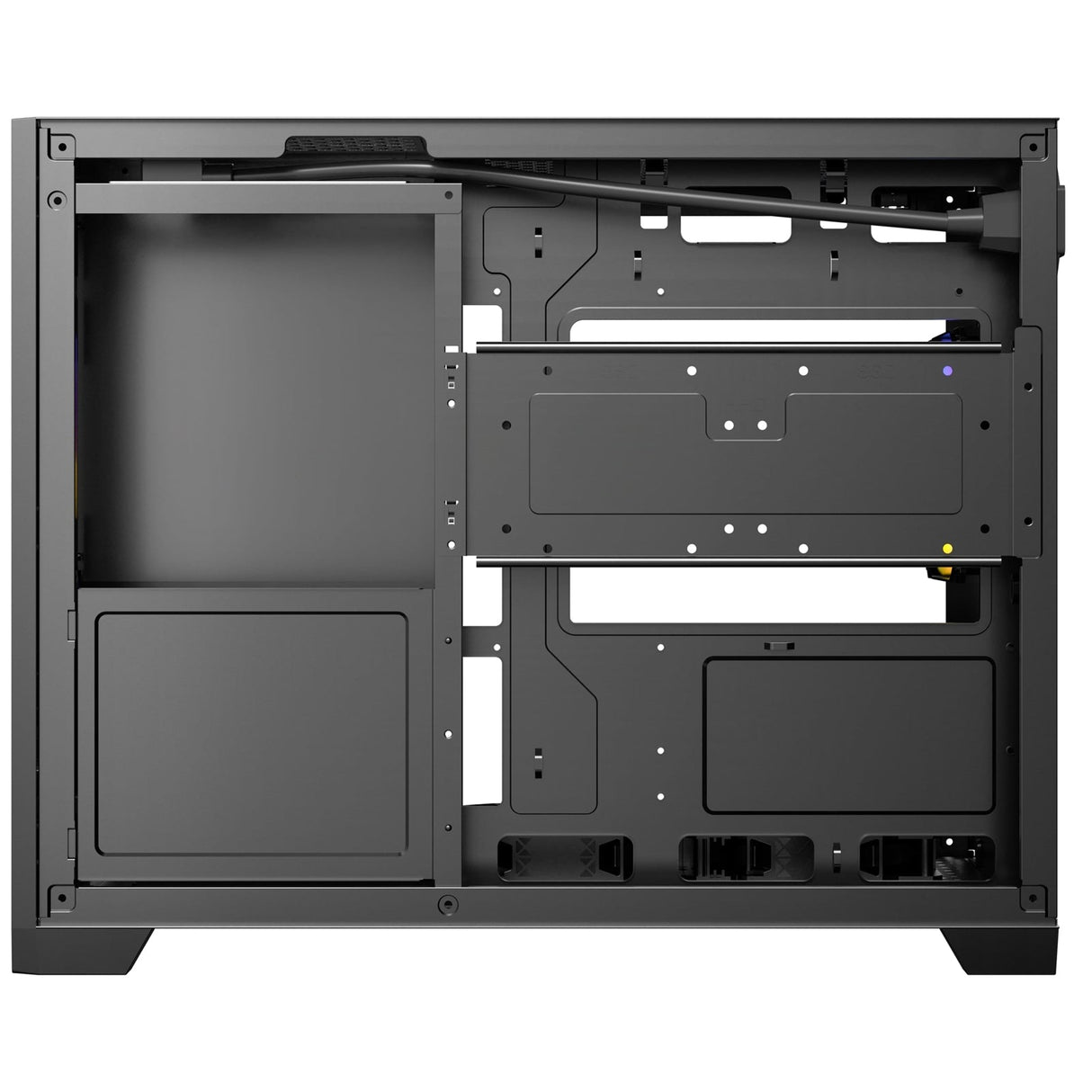 Antec FLUX M Mini Tower PC Case - Tempered Glass, Steel/Plastic, 6 PWM Fans, USB-C, Micro-ATX/ITX Compatibility