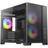 Antec FLUX M Mini Tower PC Case - Tempered Glass, Steel/Plastic, 6 PWM Fans, USB-C, Micro-ATX/ITX Compatibility