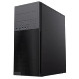 CiT Academy Mid-Tower Office PC Case With USB Type C and 80mm Rear Black Fan and 500W Power Supply Included
