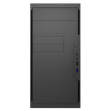CiT Work Micro-ATX PC Case with USB 3.0, HD Audio, and Efficient Cooling. Compact Steel Design for Home and Office Builds