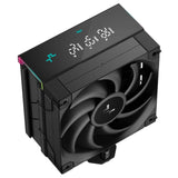 DeepCool AK400 Digital Pro CPU Air Cooler, ARGB Fan & Digital Display, 120mm PWM Fan, 4 Copper Heatpipes, Quiet Operation, Intel & AMD Compatible Black