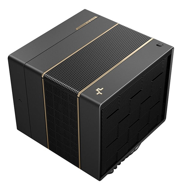 DeepCool ASSASSIN VC ELITE Black Dual-Tower CPU Cooler Vapor Chamber Base, 7 Heatpipes, 300W TDP, Quiet Dual Fans (140mm + 120mm), Dual Performance/Quiet Modes, Universal Socket Support