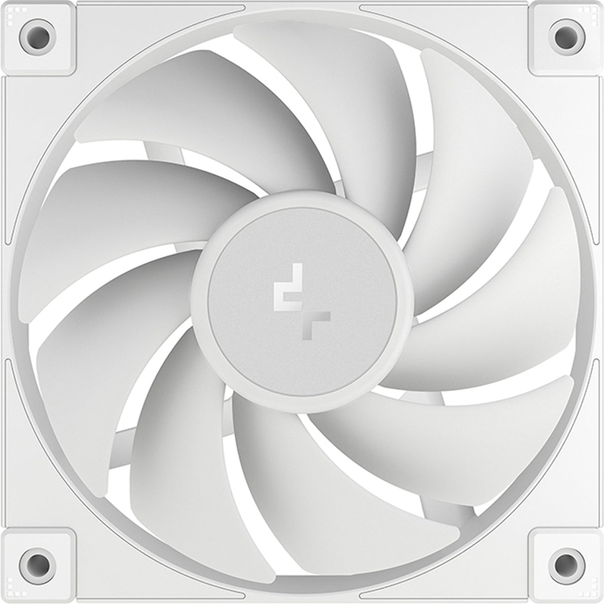 DeepCool FD12 120mm Case Fan 3-Pack, PWM Control, High Airflow, Low Noise, Hydro Bearing, White, Anti-Vibration Pads, 4-Pin Connector