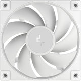 DeepCool FD12 120mm Case Fan 3-Pack, PWM Control, High Airflow, Low Noise, Hydro Bearing, White, Anti-Vibration Pads, 4-Pin Connector