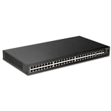 Draytek VSP2542X-K 54 Port switch with 48 PoE+ RJ-45 LAN ports, 6 10Gbpe SFP+, 400W PoE budget, and L2+ management, 2 Year Warranty