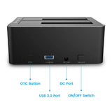 Dual Bay SATA HDD Docking Station