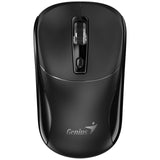 Genius NX-7123 Copilot AI Wireless Mouse, 2.4 GHz with USB Receiver, 1200 DPI, 4 Button with Scroll Wheel, Ambidextrous Design, Black
