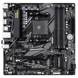 Gigabyte B550M DS3H AC R2 Ultra Durable AMD AM4 Socket Motherboard, Micro-ATX, 4x DDR4 Slots, 2x M.2 Socket, GbE LAN, Wi-Fi 5, 1x DisplayPort / 1x HDMI Port
