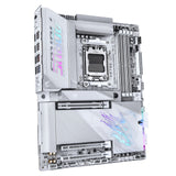 Gigabyte X870E AORUS PRO X3D ICE AMD AM5 Socket Motherboard, ATX, 4x DDR5 Slots, 4x M.2 Sockets, Fitted I/O Shield, 5GbE LAN, Wi-Fi 7, 1x HDMI Port / 2x USB-C (USB4)