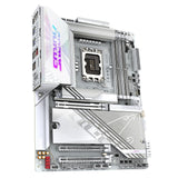 Gigabyte Z890 AORUS PRO ICE Intel 1851 Socket Motherboard, ATX, 4x DDR5 Slots, 5x M.2 Sockets, Fitted I/O Shield, 5GbE LAN, Wi-Fi 7, 2x USB-C (USB4)