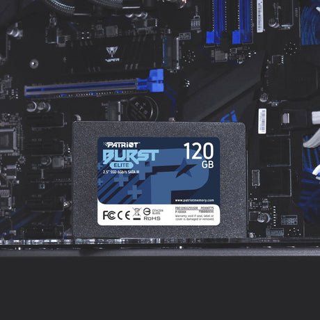 Patriot Elite (PBE120GS25SSDR) 120GB 2.5 Inch SSD, Sata 3 Interface, Read 450MB/s, Write 320MB/s,3 Year Warranty