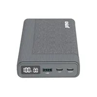 Prevo AD10C 100W USB-C Power Delivery PD 20000mAh Portable Fast-Charging Powerbank with Digital Display, Dual USB-C & USB-A with 100W USB-C Cable Included for Laptops, Ultrabooks, Chromebooks, Smartphones & Tablets