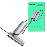 Prevo Business Travel Bundle with 100W Fast Charge 20000mAh Powerbank, 4-in-1 USB Hub with Gigabit Ethernet & 15.6-Inch Luxury-Lined Laptop Sleeve