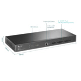 TP-Link JetStream TL-SX3008F 8-Port Metal 10GE SFP+ L2+ Managed Switch