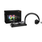 be quiet! Pure Loop 3 LX Liquid CPU Cooler, Universal Socket, 240mm Radiator, 2 x Light Wings LX PWM High Speed, Stylish ARGB cooling block featuring 10 included lighting foils, 3-year manufacurer's warranty.