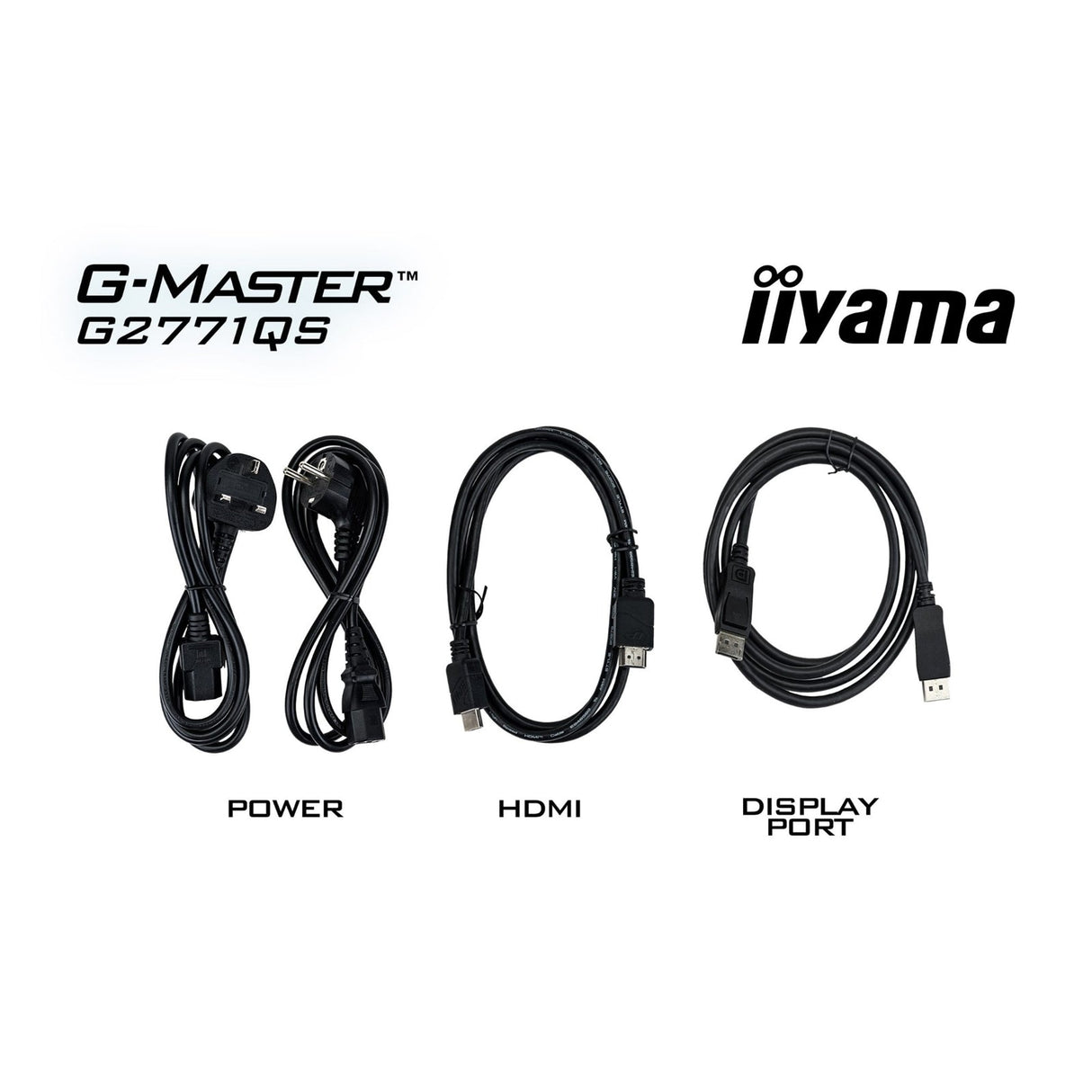iiyama G-Master Red Eagle gaming monitor G2771QS-B1 27" Black, Ultra Slim Bezel, QHD Resolution, IPS, 200Hz, 0.5ms, Nvidia G-Sync, HDMI, Display Port, Black Tuner
