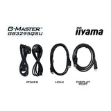 iiyama G-Master Red Eagle gaming monitor GB3272QSU-B1 32" Black, 2560 x 1440, 0.5ms, 180hz, Nvidia G-Sync, HDMI, DisplayPort, Height Adjustable, PIP and PBP