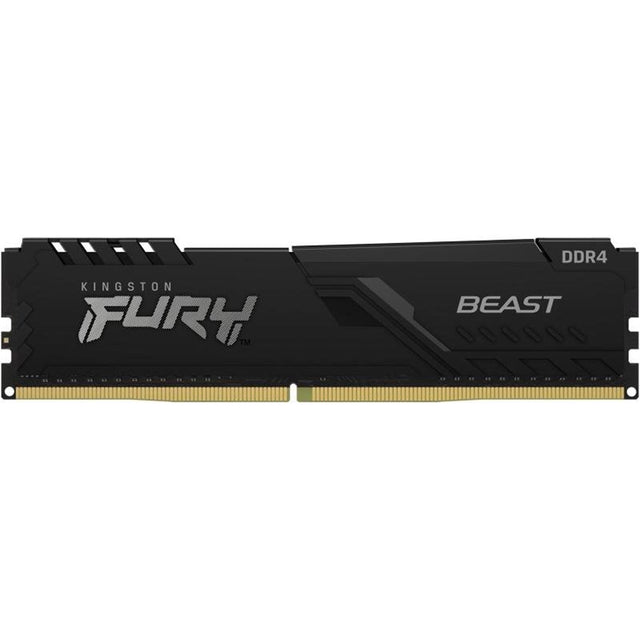 Kingston FURY Beast KF432C16BB/8 8GB (1x 8GB) DIMM System Memory, 3200MHz, DDR4, CL16, Black, Intel XMP