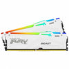 Kingston FURY Beast KF560C36BWE2AK2-32 32GB (2x 16GB) DIMM System Memory, 6000MHz, DDR5, CL36, White, RGB, Intel XMP, AMD EXPO